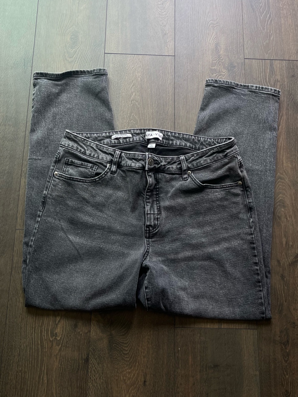 Ava & Viv High Rise Straight Jeans